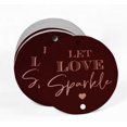 thumbnail image 2 of Inkdotpot Rose Gold Foil Paper Hang Tags Let Love Sparkle Wedding Favor Tags 50 Pieces, 2 of 6