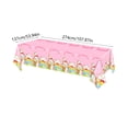 thumbnail image 3 of SLYNSHome Easter Tablecloth Rectangle Easter Bunny Table Cloth Kitchen Table Cover for Dining Room Spring Decor, 3 of 7