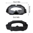 thumbnail image 2 of Winter Sports Dirt Bike Goggles Motorcycle Goggles 2 Pack ATV Riding Ski Windproof Racing Goggles for Adults Youth Kids, 2 of 5