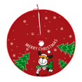 thumbnail image 2 of Christmas Skirt, Christmas Base Apron, Classic Reusable Rustic Christmas Mat for Elk 60cm, 2 of 9