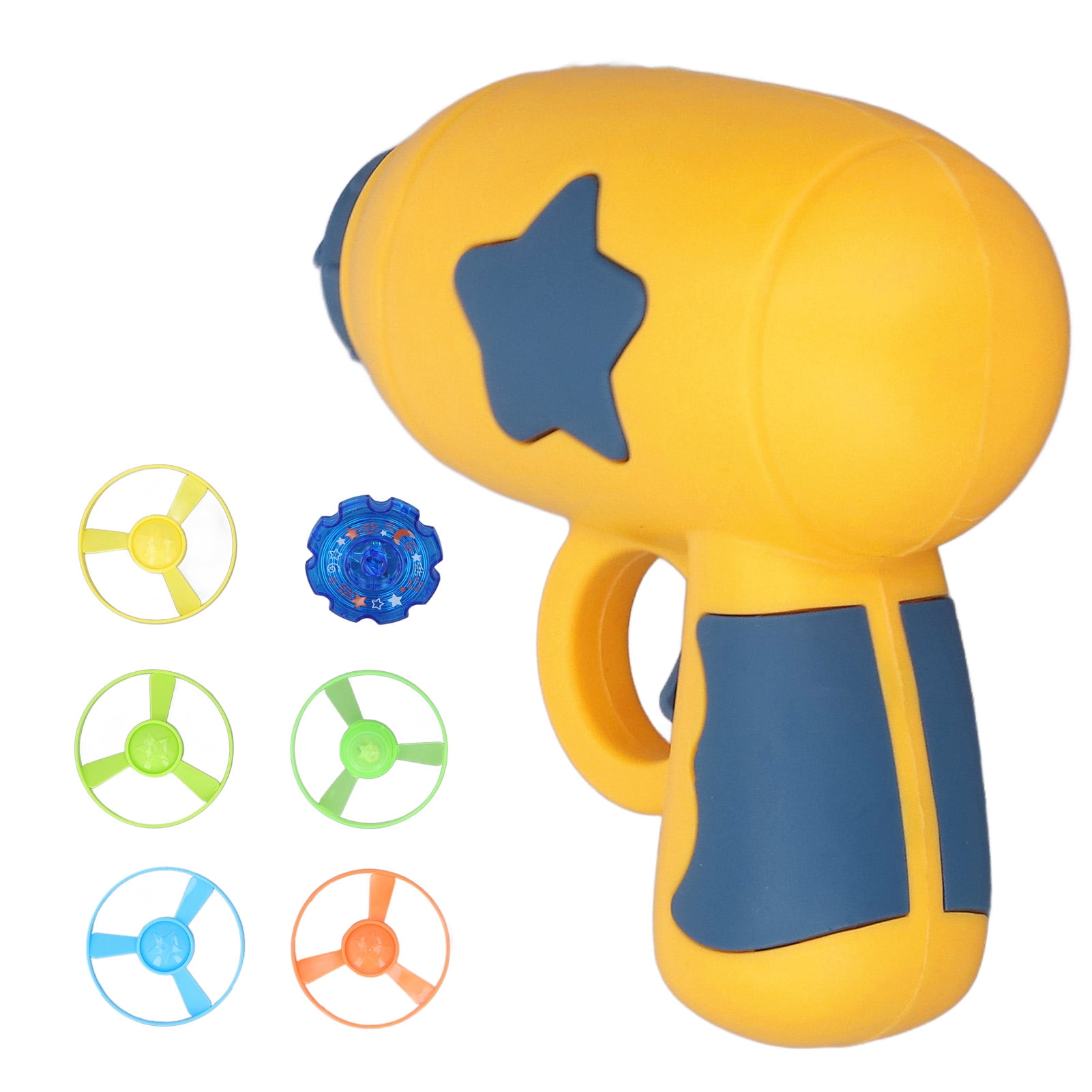 Ensembles de Jouets Disque Volant, Soucoupe Volante à Lumière LED Portable Amusante Interactive pour l'Extérieur pour Garçons