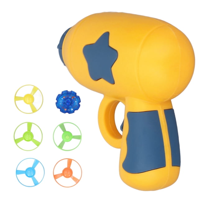 Ensembles de Jouets Disque Volant, Soucoupe Volante à Lumière LED Portable Amusante Interactive pour l'Extérieur pour Garçons