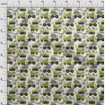 thumbnail image 4 of oneOone Tissu Popeline de Coton Vert Poire pour Robe de Camion Tissu Imprimé au Mètre 56 Pouces de Large, 4 of 4