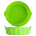 thumbnail image 3 of TIMIFIS Air Silicone Pot en pour Friteuse à Chaud, Doublures en Silicone pour Friteuse à Air Chaud Rondes Sûres pour les Aliments Antiadhésives Accessoires de Panier de Friteuse à Air, Remplacement Réutilisable du Papier Parchemin Inflammable Convient, 3 of 6