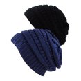 thumbnail image 1 of Tuque Tricotée pour Femmes (Lot de 2), Noir/marine, 1 of 1