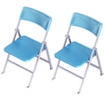 thumbnail image 1 of Shisuyan 2 Pcs Chaise Pliante Mini Poupées Chaise Pliante Mini Maison Chaise Pliante Mobilier Miniature, 1 of 8