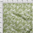 thumbnail image 3 of oneOone Rayon Green Fabric Leaf Sewing Material Print Fabric By The Yard 56 Inch Wide, 3 of 4