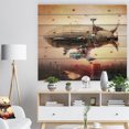 thumbnail image 3 of Design Art - Dirigible Balloon in Sky over City, 3 of 5