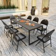 thumbnail image 2 of Costway 12 PCS Folding Padded Party Chairs with Metal Frame PVC Leather Stackable Chairs, 2 of 7