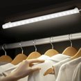 thumbnail image 3 of EIGTHTAIL 2 Pcs Lumière de Placard LED 20 LED USB Éclairage sous Armoire pour Cuisine Garde-Robe Blanc, 3 of 6