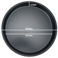 thumbnail image 3 of 6-10In Microwave Oven Pan Chip Tray Dish Pizza Bacon Baking Non-Stick Cook Tray, 3 of 10
