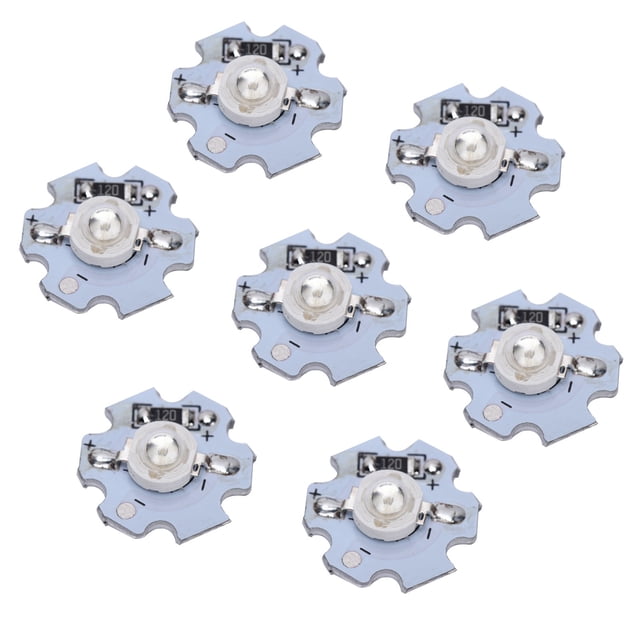 Fosa 25Pcs/set 0.5W 5V High Power LED Lamp Bead Light Source Chip With Aluminum Plate