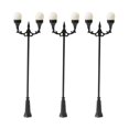 thumbnail image 2 of jiaping 3 Pieces Model Railway Lamps Miniature Pole Street Lamp Scene Lighting Decor for white, 2 of 8
