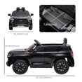 thumbnail image 3 of Aosom 12V Licensed Chevrolet TAHOE Ride on Car, Toddler Electric Car Black, 3 of 9