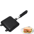 thumbnail image 4 of 3X Grilled Sandwich Maker,Bread Toast Breakfast Machine,Hot Sandwich Pan, Aluminum Flip Pan,Kitchen Tool, 4 of 7