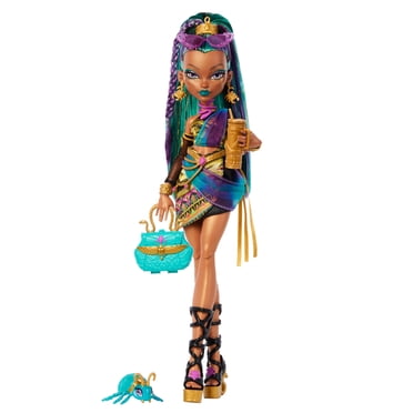 Monster High-Poupée Nefera De Nile-avec Lavish et 7 accessoires