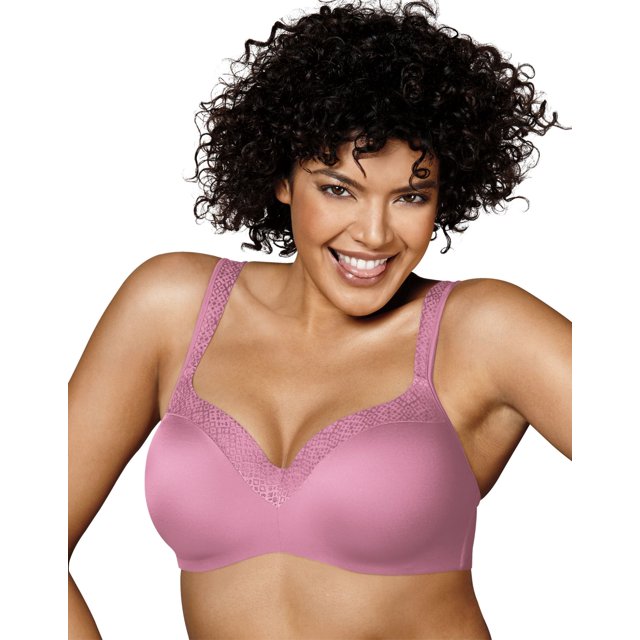 Playtex Womens Secrets Body Revelation Underwire Bra, 42D, Greenhouse Lavender