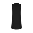 thumbnail image 4 of Birdeem Womens Summer Fashion Solid Square-Neck Sleeveless Pullover Dress, 4 of 12