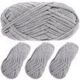 thumbnail image 2 of Shisuyan Fils Tressés Polyester Gris pour Fabrication de Couvertures et de Sacs 4 Rouleaux 16x2,4 Po, 2 of 8