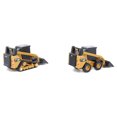 thumbnail image 3 of Diecast Masters 84647CS 1-64 Scale Diecast Model Compact Track Loader for CAT Caterpillar 272D2 Skid Steer Loader & CAT Caterpillar 297D2 - Yellow - 2 Piece, 3 of 5