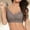 Grey, variant on Seamless Comfort Bra for Daily Casual Wear Wirefree Bralette with Light Support and Soft Everyday T Shirt Style for All Seasons