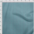thumbnail image 4 of oneOone Polyester Spandex Turquoise Blue Fabric Sewing Material Print Fabric By The Yard 56 Inch Wide, 4 of 5