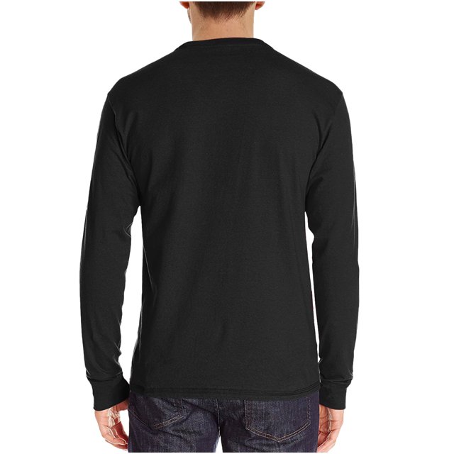 Pompotops Chemise Homme Manches Longues Muscle Basique Couleur Unie en Solde