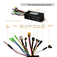 thumbnail image 2 of M5 Electric Bike Color LCD Display Meter 36V 48V/26A Big 9 Sine Wave Controller E Scooter LCD Panel for Mountain EBike, 2 of 8