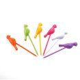 thumbnail image 4 of Tree and Bird Shaped Plastic Toothpick Fruit Fork (White), 4 of 8