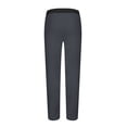 thumbnail image 3 of RKSTN Mens Pants Fashion Drawstring Elastic Waist Solid Color Casual Sweat Length Pants Soft Comfortable Workout Pants, 3 of 4