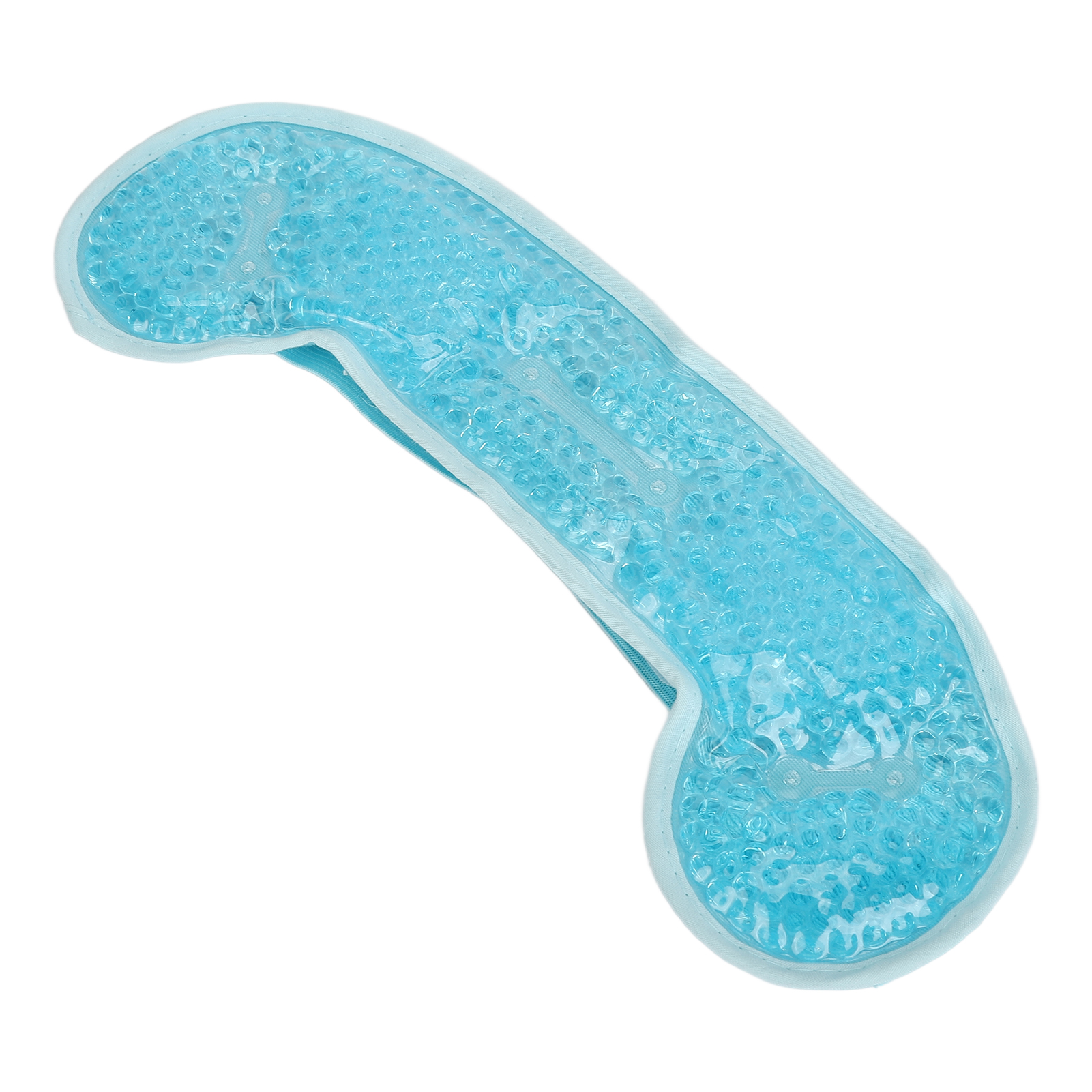 Hot Cold Gel Forehead Pack, Elastic Strap Adjustable Hot Cold Compress Forehead Pack Blue  for Adult for Heating Cooling