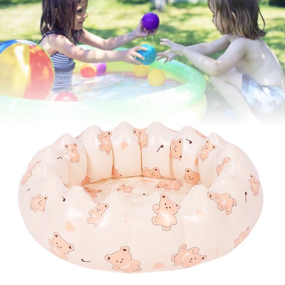 Petite Piscine Gonflable pour Tout-Petit, Portable, Fosse à Balles Gonflable, Matériau PVC, Usage Intérieur Extérieur dans la Cour Arrière