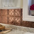 thumbnail image 4 of FASÄDE Traditional Style 10 Decorative Vinyl Backsplash Panel in Polished Copper (6X6 Inch Sample), 4 of 4