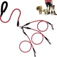 thumbnail image 2 of Cagogo under $5 Dog Leash, Double Dog Leash for 2 Dogs, Heavy Duty Reflective Nylon Dog Lead, Tangles Free Dual Dog Walking Leash, Padded Handle Leash for Large Medium Small Dogs, 2 of 2