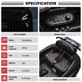 thumbnail image 3 of Licensed Mercedes-AMG GT3 24V Kids Ride-On Racing Car with Premium Leather Seat, High-Speed Performance 24V Power Wheels, Motorized Track Toy with Parent Remote, Black, 3 of 7