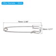 thumbnail image 2 of Uxcell Safety Pins 2.95 inch Large Metal Sewing Pins Silver Tone 20Pcs, 2 of 5