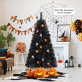 thumbnail image 4 of Costway 6 FT Halloween Tree with 362 Branch Tips Frosted Pine Needles 210 White LED Lights, 4 of 10