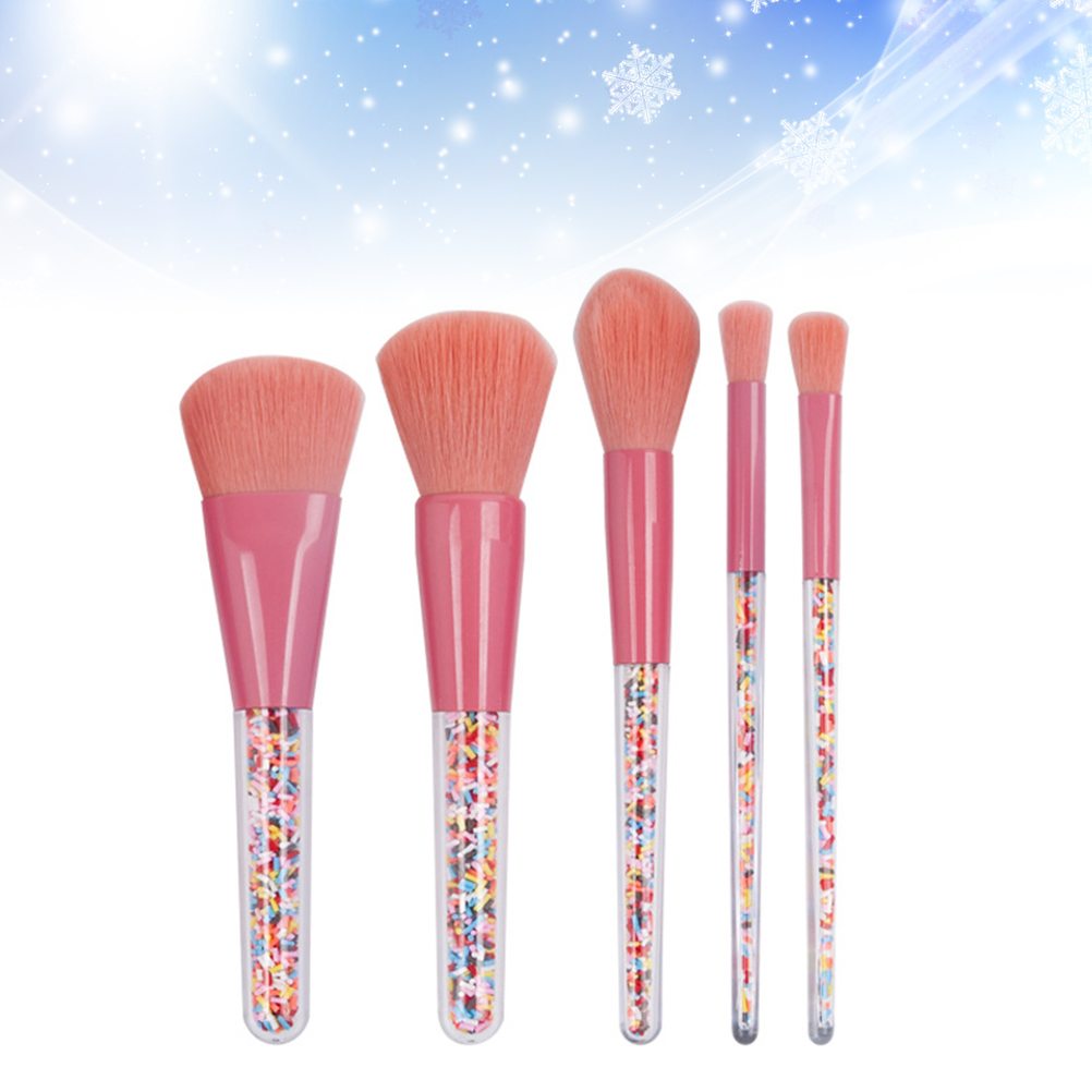 COOPHYA 5Pcs Makeup Applicator Set in Assorted Color for Ladies Who Usually Make Up