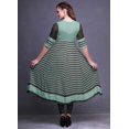 thumbnail image 4 of Bimba Kurti Longue Imprimée pour Femmes Robe Anarkali Indienne Haut Tunique Décontracté, 4 of 5