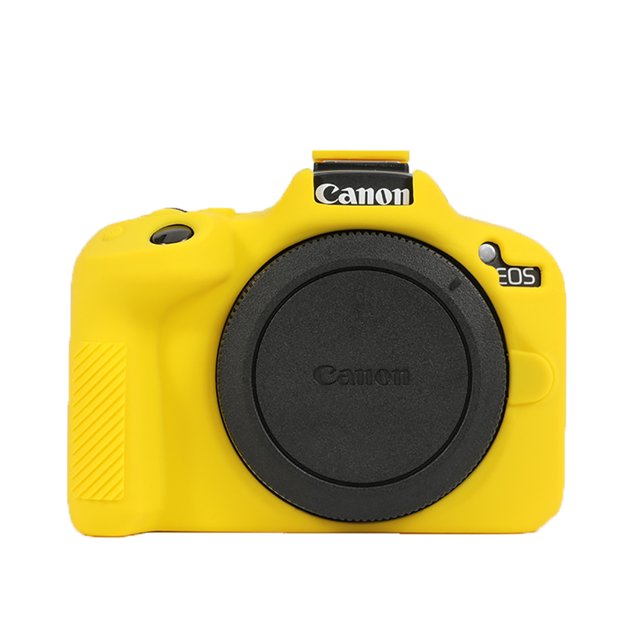 GadgetCom Étui de Protection en Silicone Souple Compatible avec Canon EOS R50 - Étui Intégrale Antirayures et Antichoc