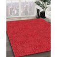 thumbnail image 3 of Ahgly Company Tapis d'Intérieur Lavable en Machine Carré Rouge, 4 Pieds Carré, 3 of 7