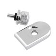 thumbnail image 2 of Rear    Tab Cover Screw Motorcycle   Tab Screw Mount Knob Cover Silver/Black, 2 of 8