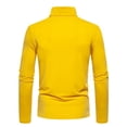 thumbnail image 4 of Chandails à Manches Longues pour Femmes 2024 Chandail à Enfiler pour Hommes Chandail à Col Roulé pour Hommes Chandails à Manches Longues Col Roulé sous-Chandails Légers S-62 Jaune m, 4 of 8