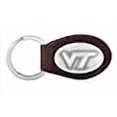 thumbnail image 3 of ZeppelinProducts VAT-KL6-BRW Virginia Tech Cuir Clé Fob- Brun, 3 of 3