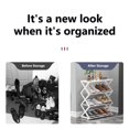 thumbnail image 5 of EGNMCR Household X-type Shoe Rack Multifunctional Double Steel Tube Assembly Shoe Cabinet Dormitory Shelf shoe rack, 5 of 5