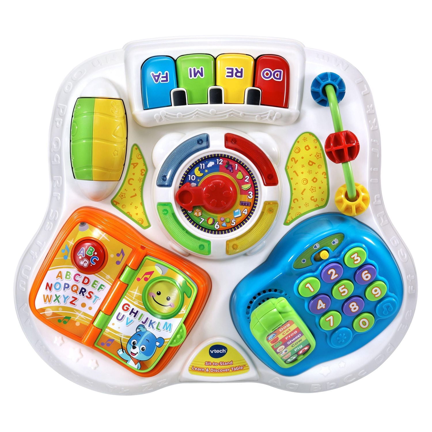 VTech Table d’éveil parlante 2 en 1 - Jouet d'éveil pour bébé - Exclusif à Walmart - Version anglaise
