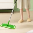 thumbnail image 3 of Mop Head Replacement for Hardwood Floor , Microfiber Mop Flat Large Microfiber Mop Heads, Reusable Washable Wet & Dry Use Mop Pads Replacement for Mop ,Microfiber Mop Pads Washable Wet Pads, 3 of 9