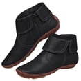 thumbnail image 4 of EGNMCR Bottines pour Femmes Bottes Décontractées Plates Rétro à Fermeture Éclair pour Femmes Fermeture Éclair Latérale Bout Rond Bottes Chaussures, 4 of 4