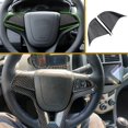 thumbnail image 3 of 2 packs for Chevrolet Cruze Sedan Hatchback 2009 - 2015  Car Chrome Steering Wheel Protective Cover Trim Sticker  Accessories, 3 of 7