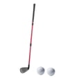 thumbnail image 3 of jinwen Club de Golf Chipper Réglable Confortable Accessoire pour Enfants Débutants Cale de Golf Noir Rouge, 3 of 9